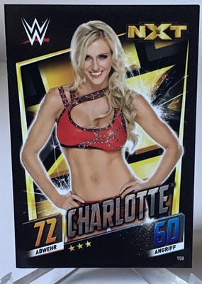 Charlotte Flair wwe wcw ecw Euro limited topps 2015 nxt Card    