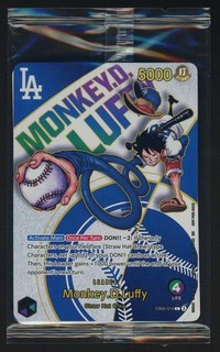 One Piece Promotion Monkey.D.Luffy Dodgers X One Piece Night EB02 010 Sealed