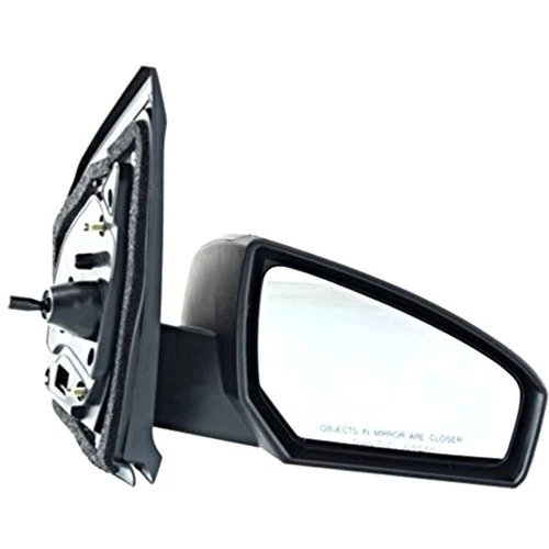 Fits 07-12 Sentra Right Passenger Manual Remote Mirror Un Black