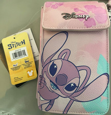 Disney Lilo  Stitch Stitch Pink Small Crossbody Phone Bag Purse