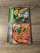 Frogger + Frogger 2 Swampy's Revenge PS1 Greatest Hits Complete CIB Play Tested