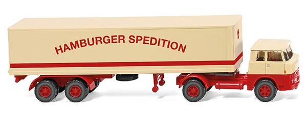 Wiking - Henschel Hs 14/16 4X2 Halbstarre 2-Achs-Karosserie - 1/87 - WIK051319-image
