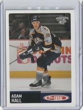 2002-03 Topps Total Rookie Card #413 Adam Hall Nashville Predators. rookie card picture