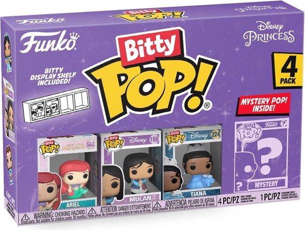 Gadget - Disney: Funko Pop! Bitty Pop - Princess - Ariel (4 Pk) -D- Funko-image