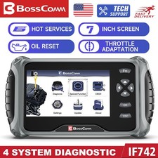 Bosscomm Car Obd2 Scanner Automotive Diagnostic Scan Tool Oil Abs Bleeding Srs