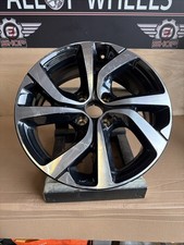 1 X CITROEN C3 MK3 17" DIAMOND CUT ALLOY WHEEL RIM OEM 9835862077 Scratched