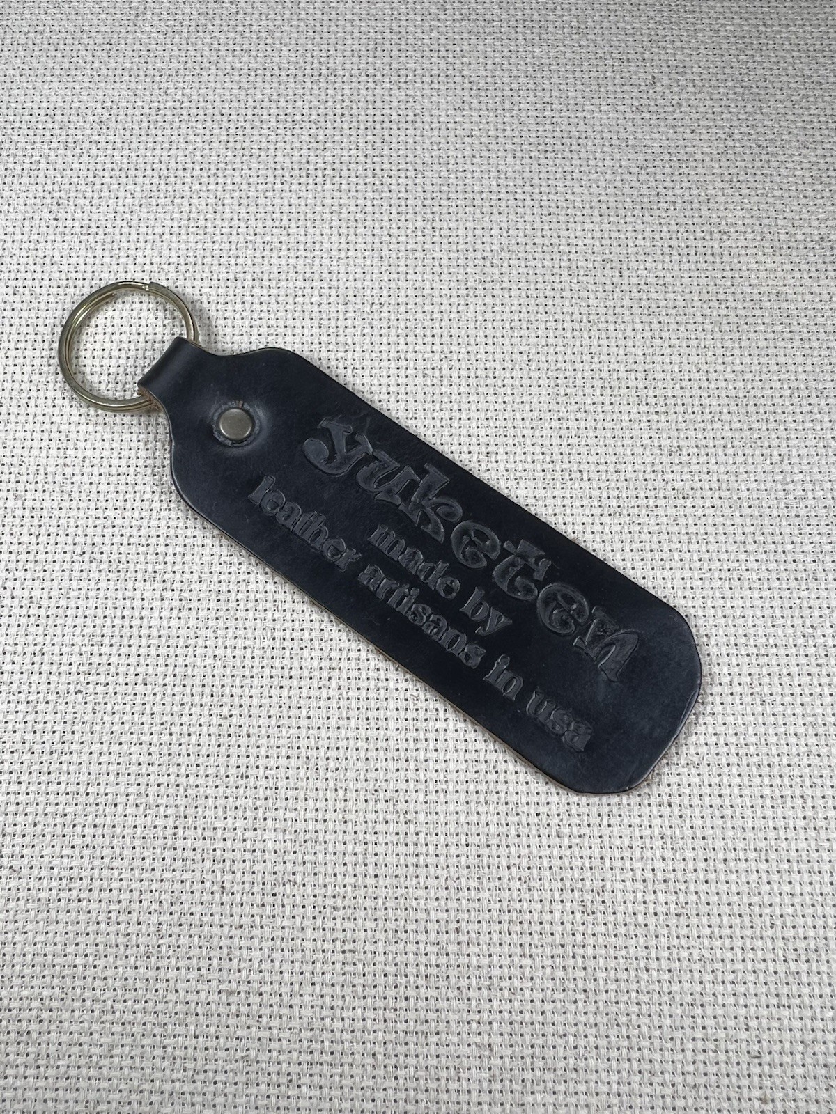 YUKETEN Key Ring 'Chromexcel Glace - Rocker Leather' MADE IN USA, Rare Accessory image 6