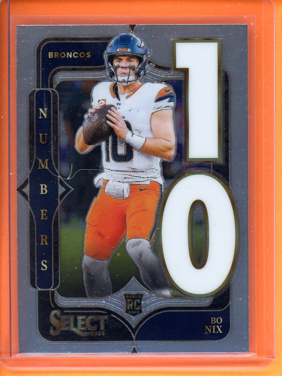 Bo Nix Select Numbers Rookie 2024 Panini Select #6