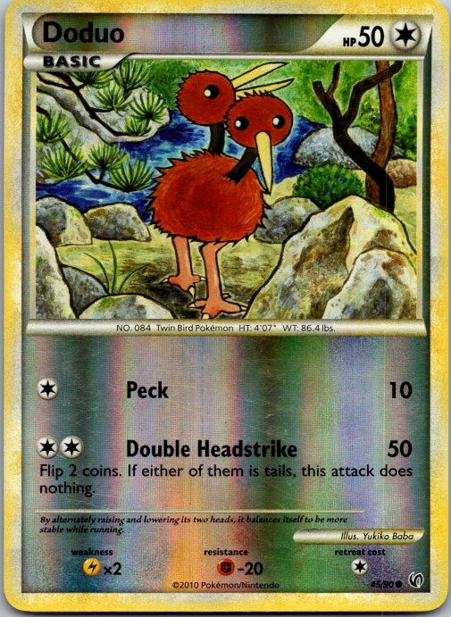 Doduo Reverse Holo Common Undaunted 45/90 NM