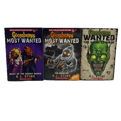 Lot of 3 - Goosebumps books - Most Wanted