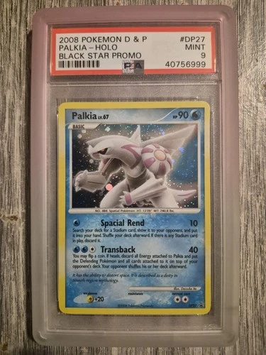 Pokémon Palkia Holo Black Star Promo DP27 PSA 9 Diamond & Pearl 2008 TCG