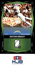 2025 UNO Elite Alt Jerseys Edition Daiyan Henley Green #072 Los Angeles Chargers