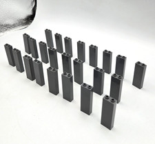 LEGO 1x2x5 Ladrillo Parte Nº Lote 2454 x24 - Gris oscuro - Panel de pared - Edificio