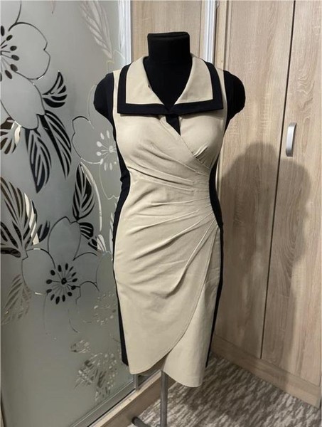 Women Joseph Ribkoff Dress Beige 38 / M / 46 #9QNJ