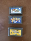 Gameboy Advance Game Lot of 3 - Super Mario Advance, ChuckChu Rocket, Fortress