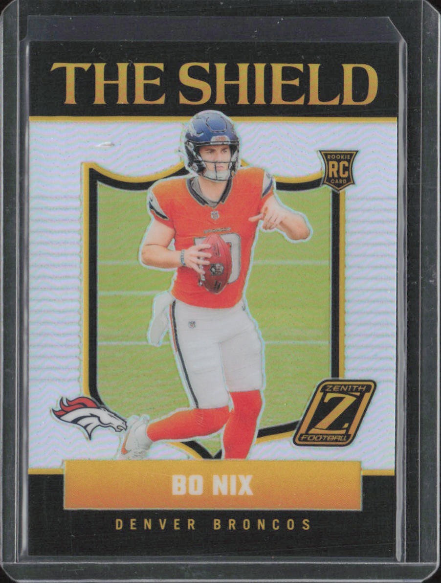 2024 Zenith Bo Nix The Shield RC Rookie Case Hit