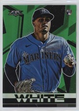 2021 Topps Fire Green 120/199 Evan White #46 0ne7