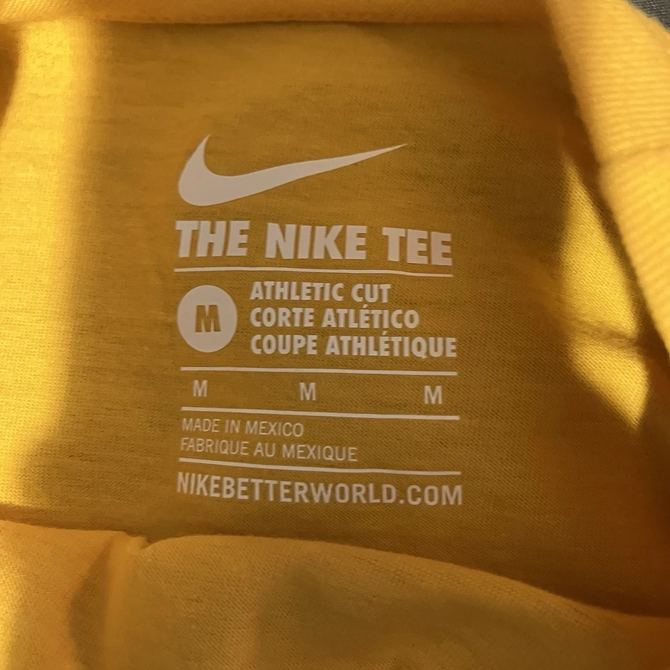 Nike USC Trojans Football T-Shirt Men’s Medium Gold Athletic Cut Dri-Fit Style. - Image 2 of 2