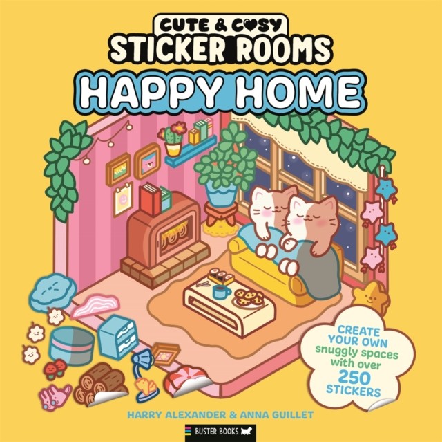 Sticker Rooms Happy Home by Harry Alexander PAPERBACK - Image 3