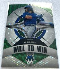 2022 Panini Mosaic Baseball Bo Bichette Toronto Blue Jays Green Mosaic Prizm WW4