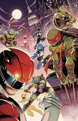 Mighty Morphin Power Rangers/Teenage Mutant Ninja Turtles III #5 C Foil Variant