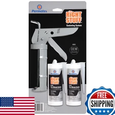 Permatex 99070 Right Stuff Gasket Maker 5oz 2-Pack with Caulking Gun