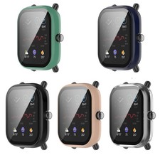 Compatible with Amazfit GTS 2 Mini Screen Protector Case, Hard PC Ultra-Thin ...