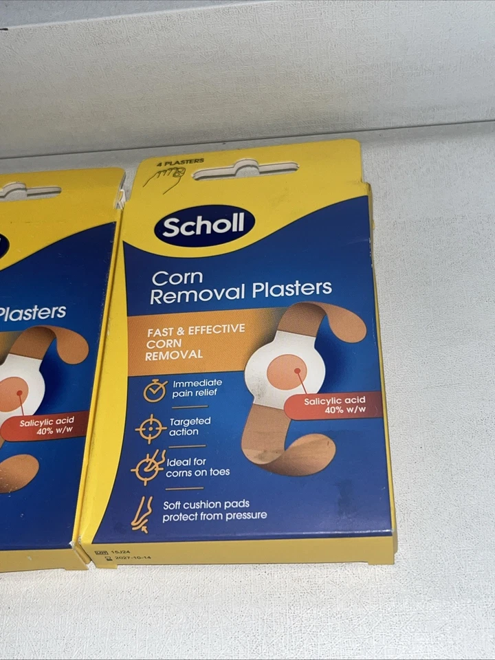 5 Packs Scholl Corn Removal Plasters For Feet, 4 Each Box - Image 2 of 4