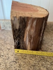 Live Edge Red Cedar Wood for Bowl Turning 10'' x 8'' x 8''