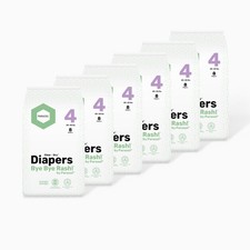 Clear Dry Disposable Diapers  RashShield Protection, Leakproof Design,