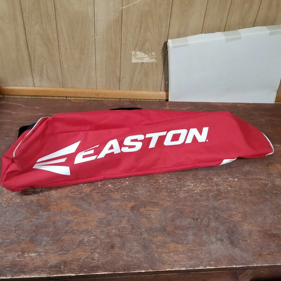 Bolsa de béisbol Easton bates equipo rojo lona valla gancho Foto 3 de 4