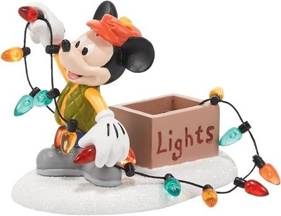 Mickey Lights Up Christmas Department 56 Disney Village 4038634 mouse accessory
