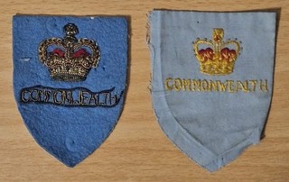 2 x Australian "Commonwealth" cloth patches
