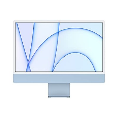 Apple iMac (24-inch, Apple M1 chip with 8-Core CPU 8GB RAM 256GB Blue