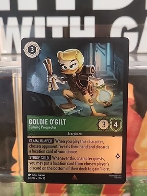 Goldie O'Gilt - Cunning Prospector 87/204 Whispers in the Well Cold Foil