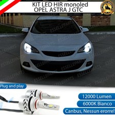 KIT LED HIR OPEL ASTRA J GTC HIR2 6500K CANBUS XENON 12000 LUMEN MONO LED