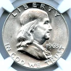 1963-D Franklin Half Dollar, NGC MS 64