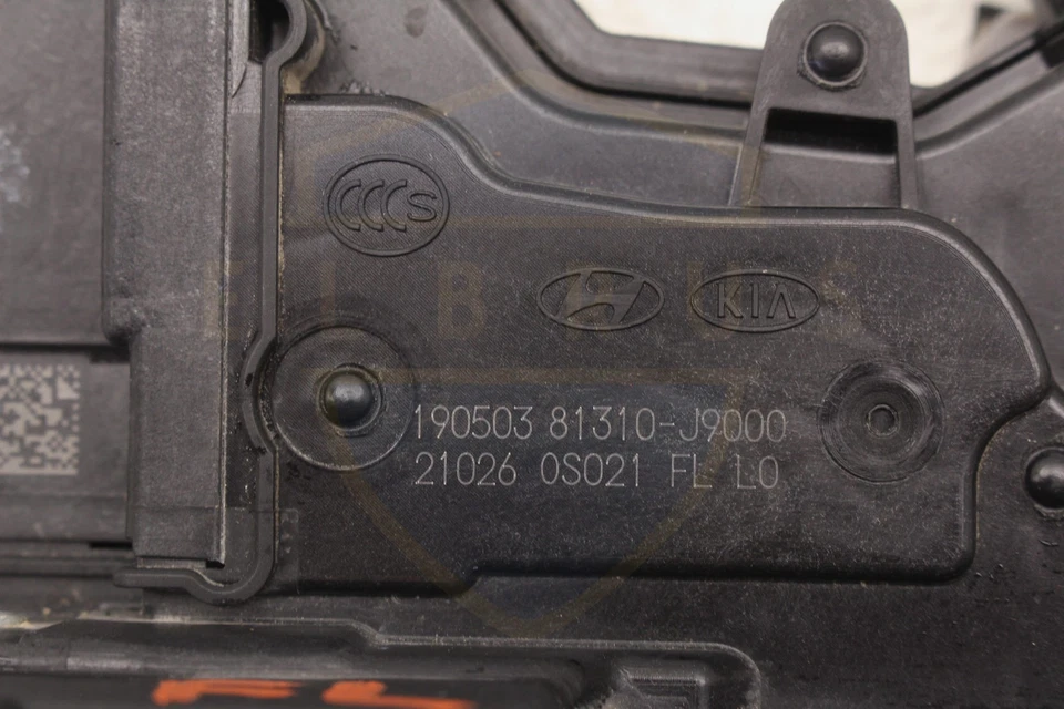 HYUNDAI KONA 2018 - 2023 MOTOR ATUADOR DE TRAVA DE PORTA DIANTEIRA ESQUERDA 81310-J9000 FABRICANTE DE EQUIPAMENTO ORIGINAL - Imagem 4 de 4