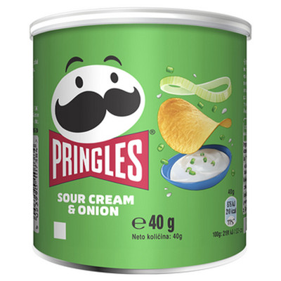 5410076030729 Pringles Sour Cream & Onion 40 g PRINGLES