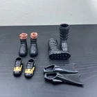 Vintage 1990s Hasbro GI Joe Boots Shoes & Scuba Fins Lot of 4 Pairs 1:6 Scale