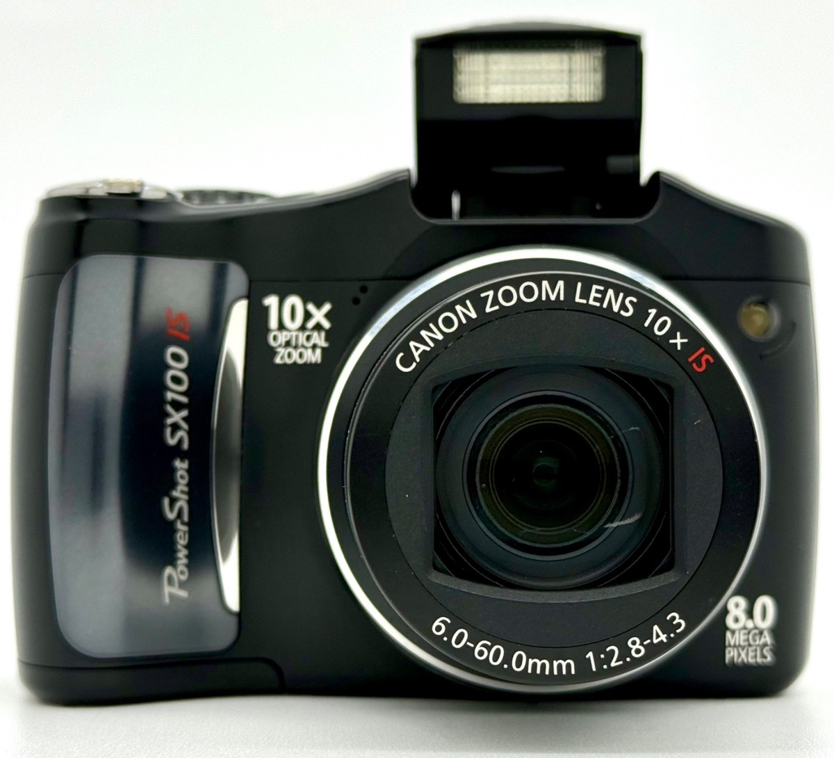 Canon PowerShot SX100 IS 8MP Digital Camera Black (PC1256
