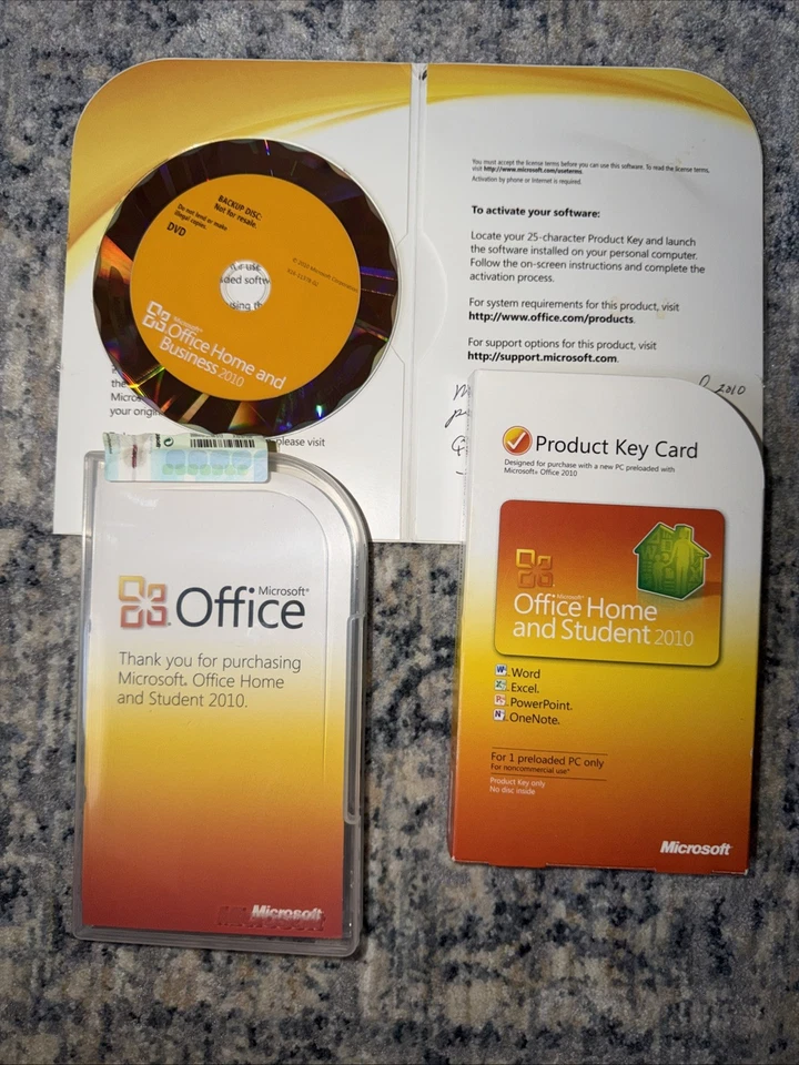 USED Microsoft Office Professional 2010 Software for Windows w/ Product Key - Image 2 of 2