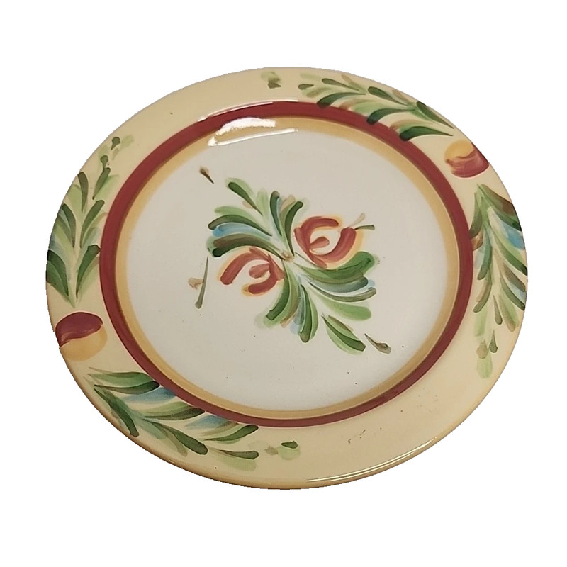 Gail Pittman Siena Garland Ceramic Bread Butter Plate 6 7/8"