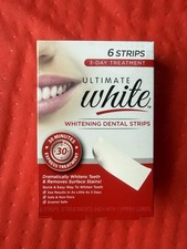 Ultimate White Whitening Dental Strips 6 Strips