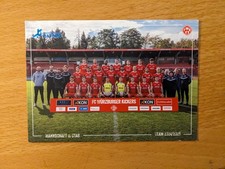 Würzburger Kickers 2024/2025 Karta drużyny 24/25 Pocztówka drużyny 2024/25