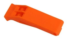 Pealess Safety Whistle Orange Plastic Life Jacket Vest Survival Marine Emergency