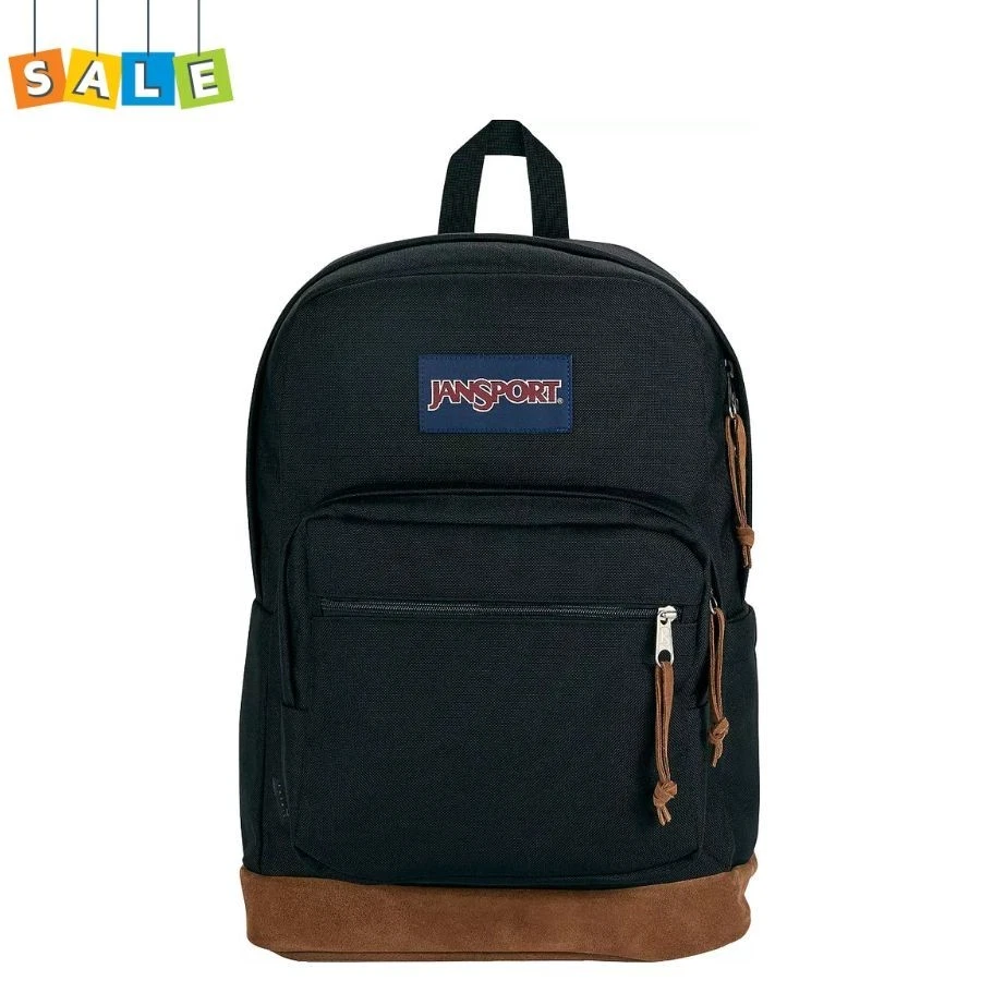ebay black jansport backpack JanSport Men's Black Backpack for sale