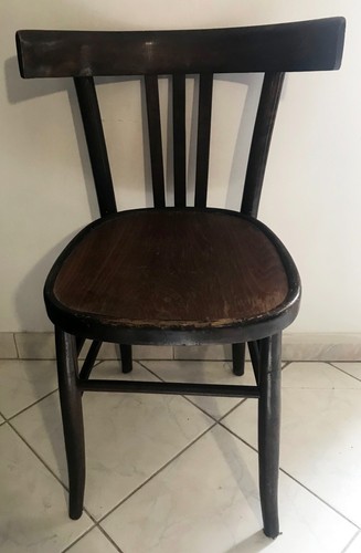 SEDIA VINTAGE TIPO THONET Anni '60 in Legno di faggio Cm 76x48x36 - Foto 5 di 9