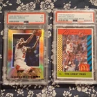 Michael Jordan PSA 7 Card Lot 2 1996 SkyBox E-X2000 #9 1990 McDonald's #3