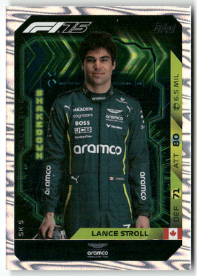 Topps F1 Turbo Attax 2025 Formel 1 SK 5 Lance Stroll Shakedown Exclusive
